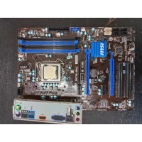 Материнская плата MSI ZH77A-G41 + i3 2120