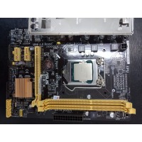 Материнская плата ASUS H81M-K + celeron G1840